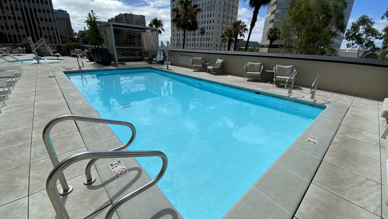 Marriott Long Beach Downtown Pool And Gym Review