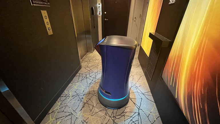 ALINA the Robot Butler at LUMA Hotel Times Square
