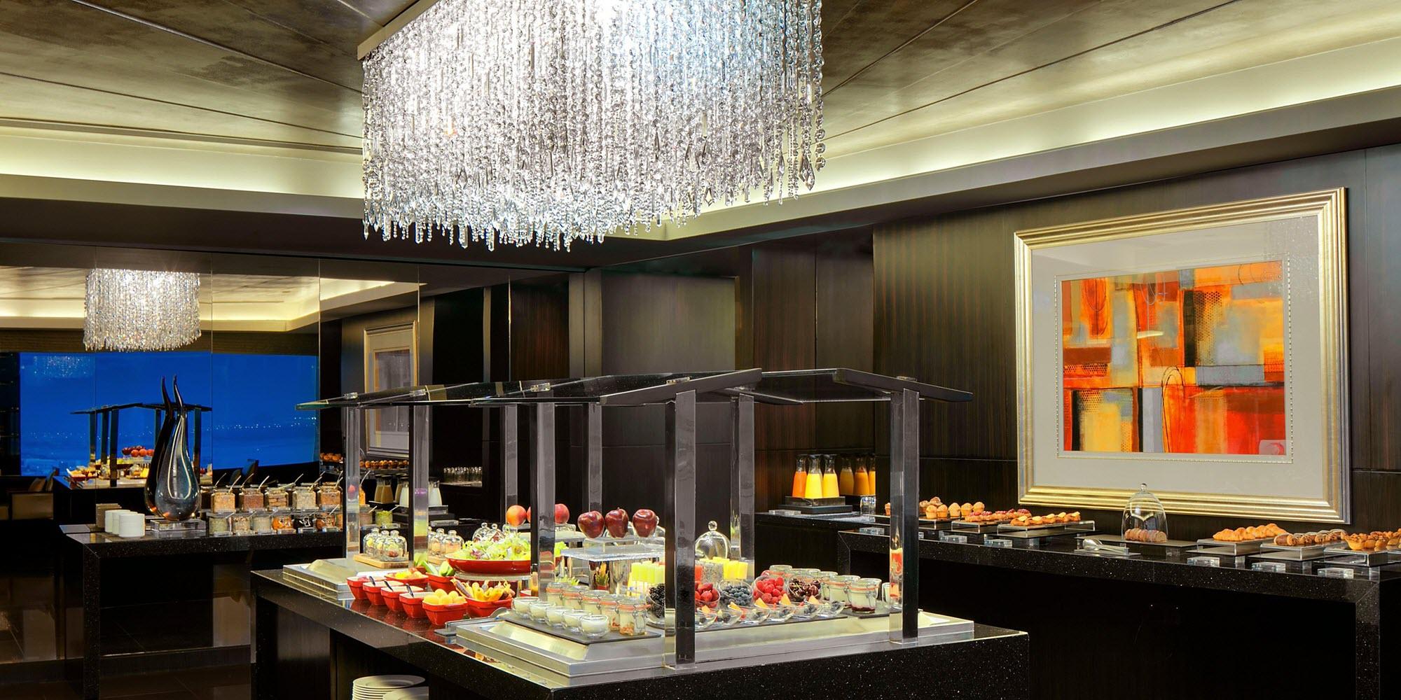 InterContinental Dubai Festival City Executive Club Lounge Food Offerings