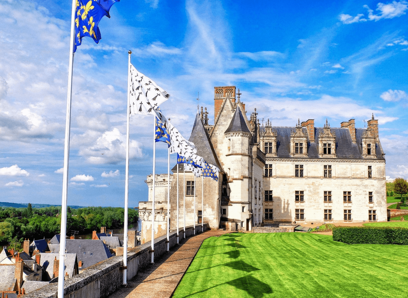 The French Royal Castle of Amboise in Loire Valley