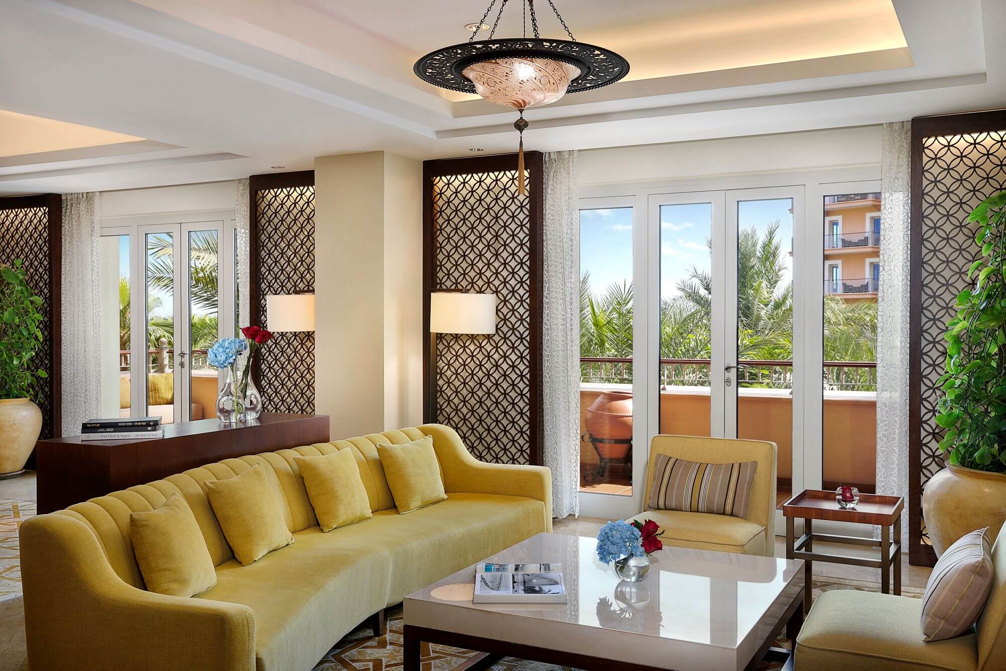The Ritz-Carlton Dubai Club Lounge Seating Area