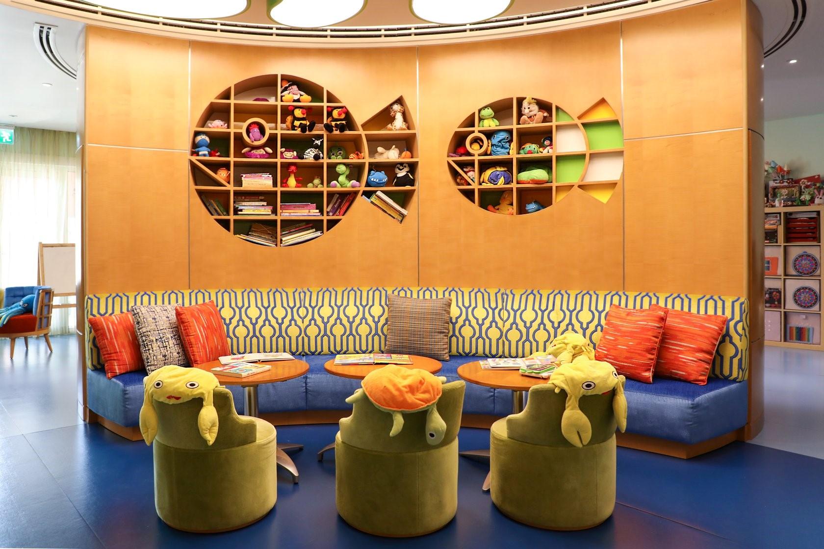 The Ritz-Carlton Dubai Kids Club Sofa Seating Area