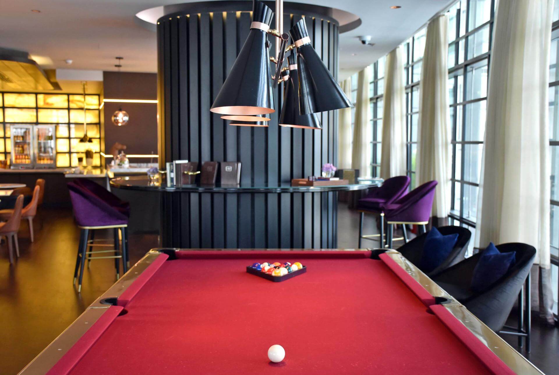 Rosewood Abu Dhabi Executive Club Lounge Manor Club Pool Table