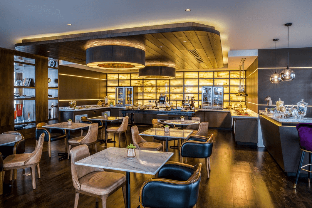 Rosewood Abu Dhabi Executive Club Lounge Manor Club Dining Tables