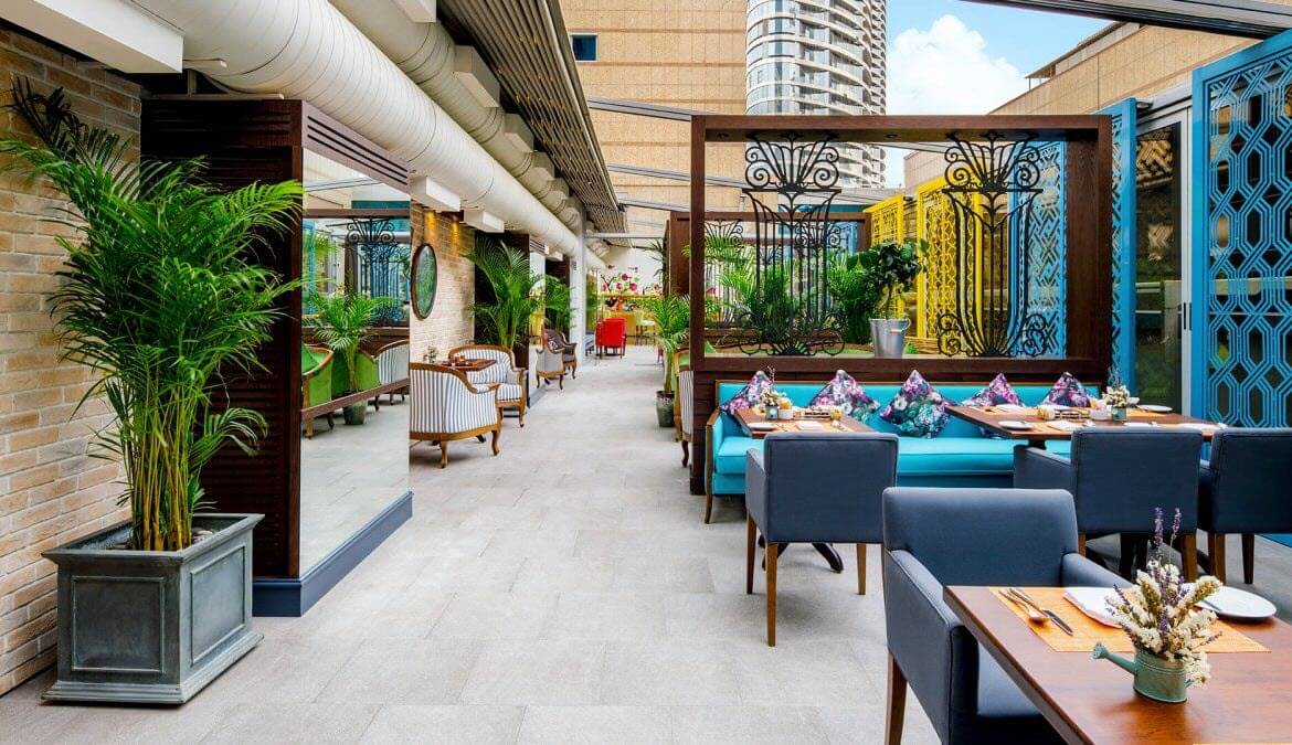 Sofitel Downtown Dubai Executive Club Lounge Club Millesime Outdoor Dining