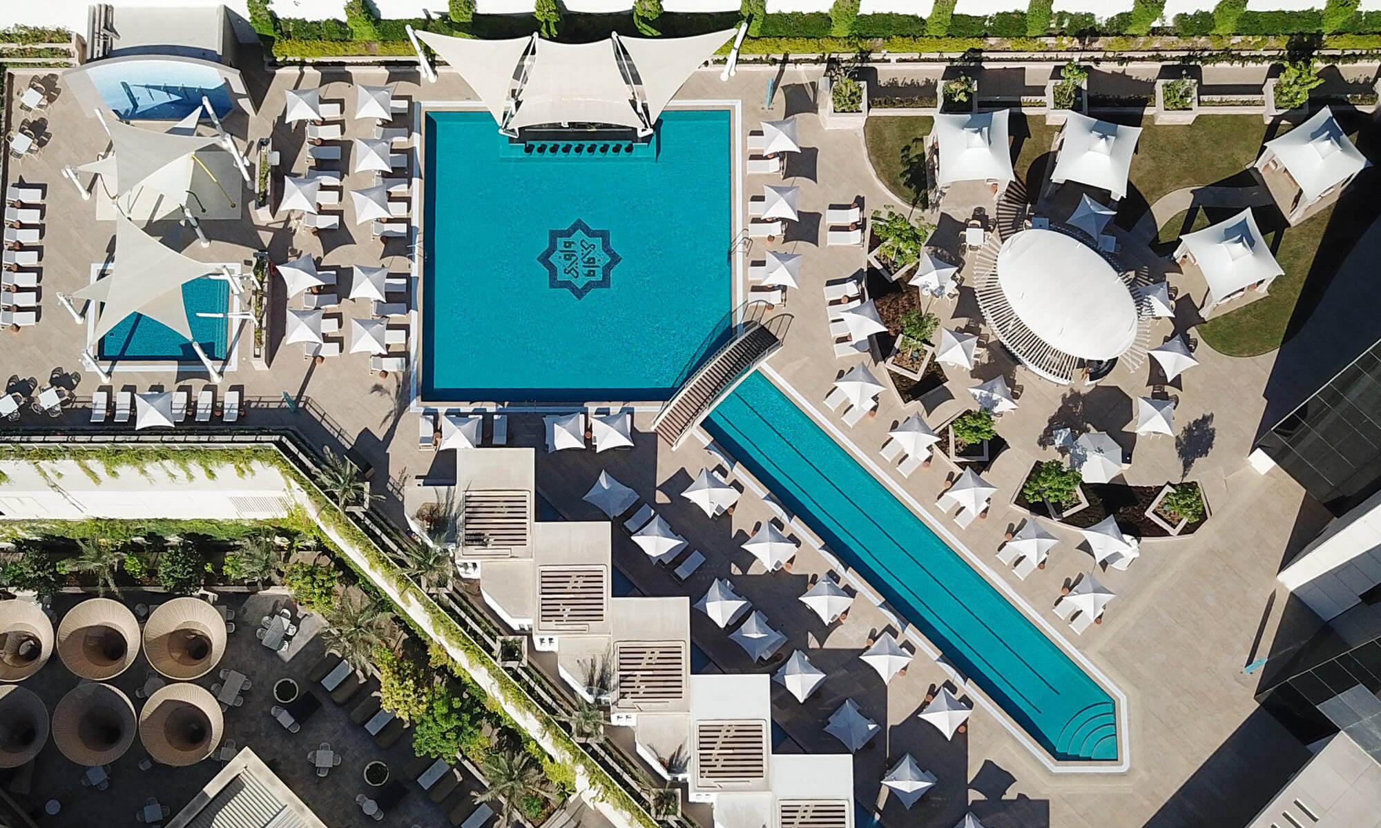 Sofitel The Obelisk Dubai Aerial View