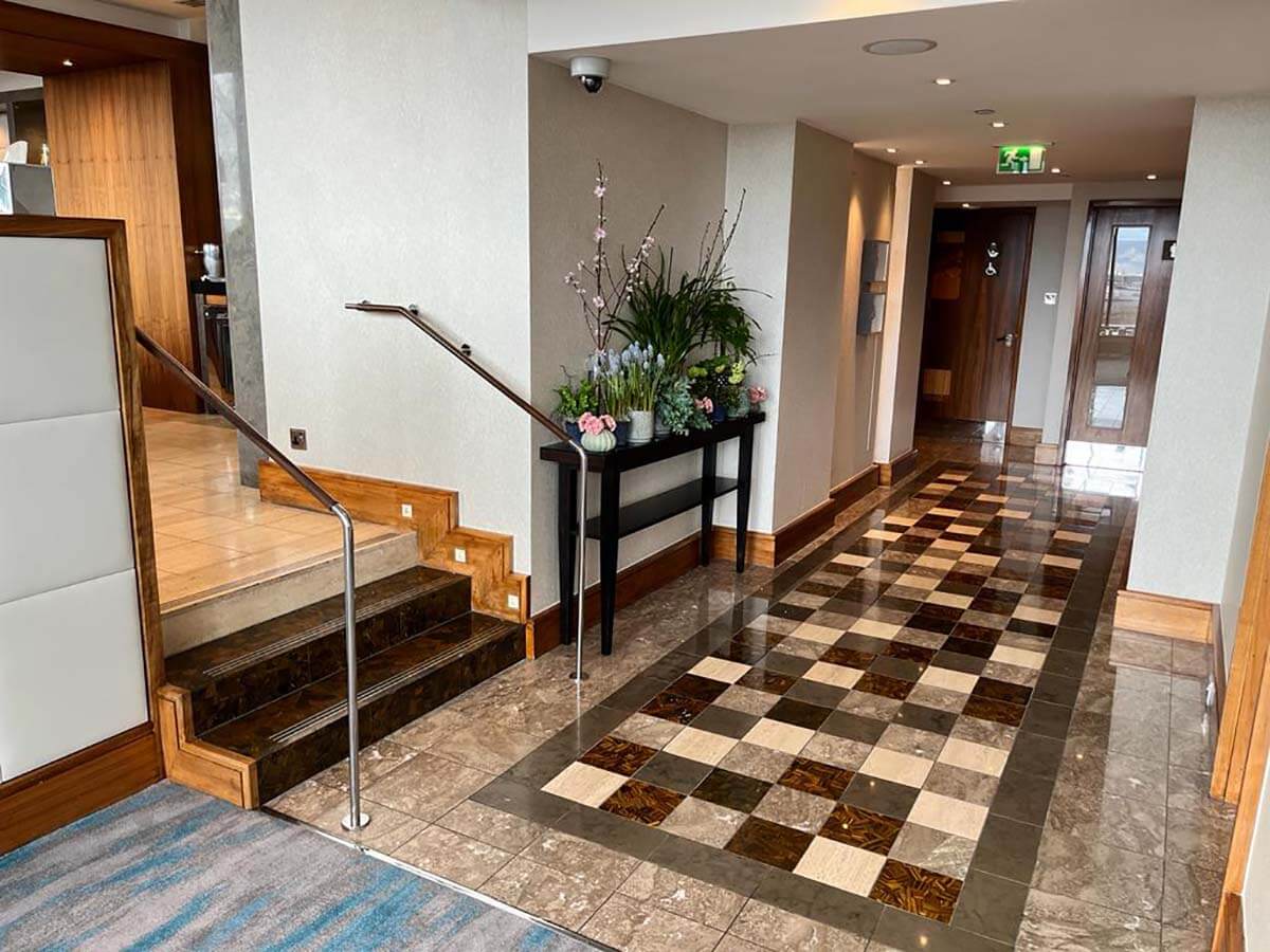 InterContinental London Park Lane Executive Club Lounge Entrance Reception