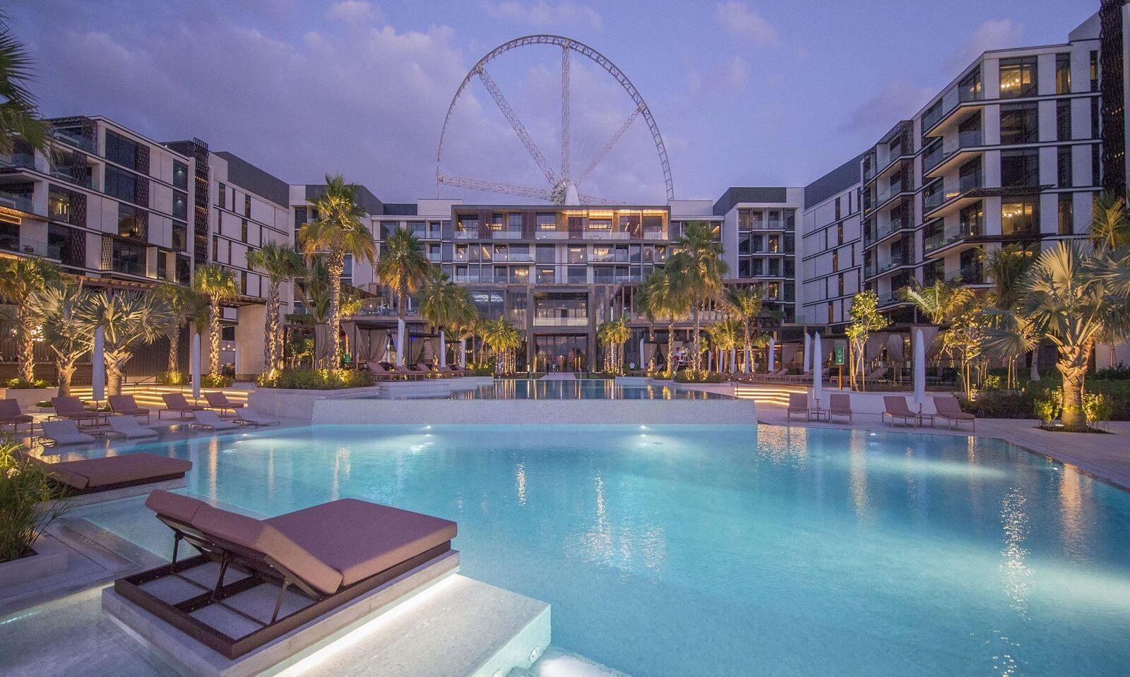 Caesars Palace Dubai Swimming Pool View