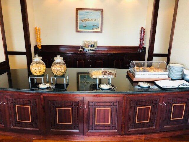 Dusit Thani Dubai Executive Club Lounge Buffet Counter