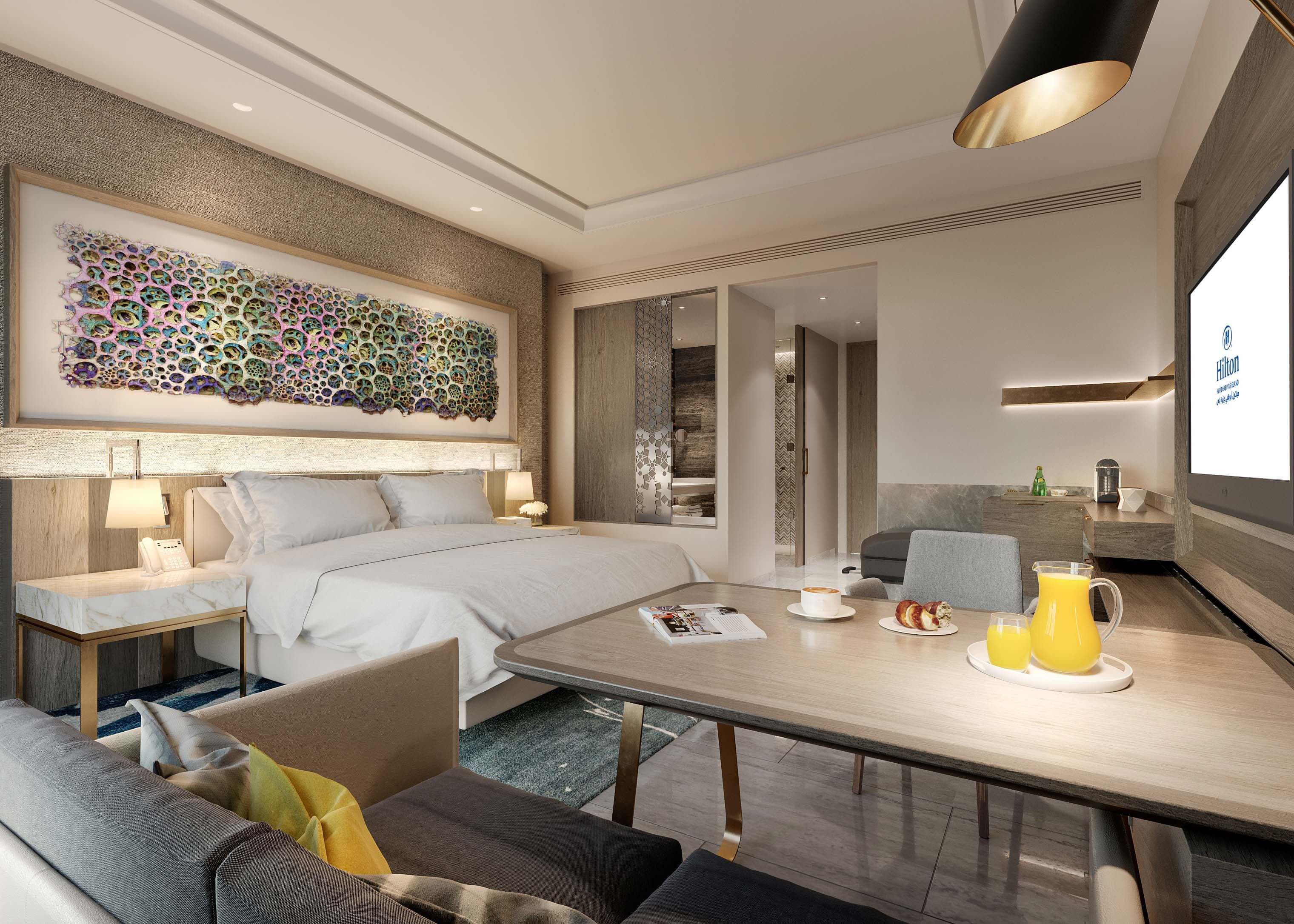 Hilton Abu Dhabi Yas Island Bedroom