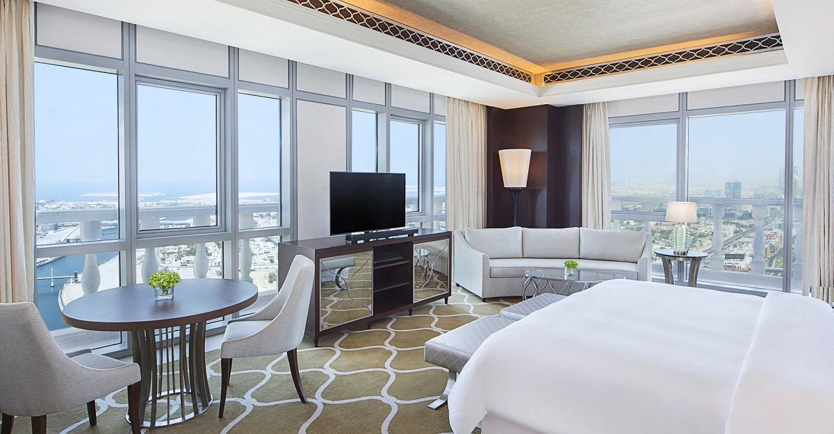 Hilton Dubai Al Habtoor City Presidential Suite Bedroom