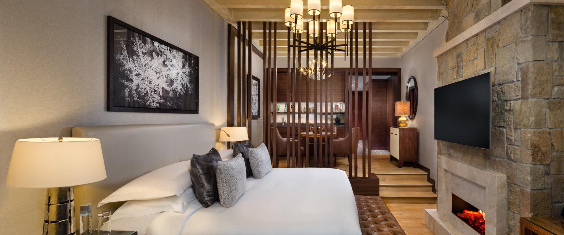 Kempinski Hotel Mall of the Emirates Studio Chalet Bedroom