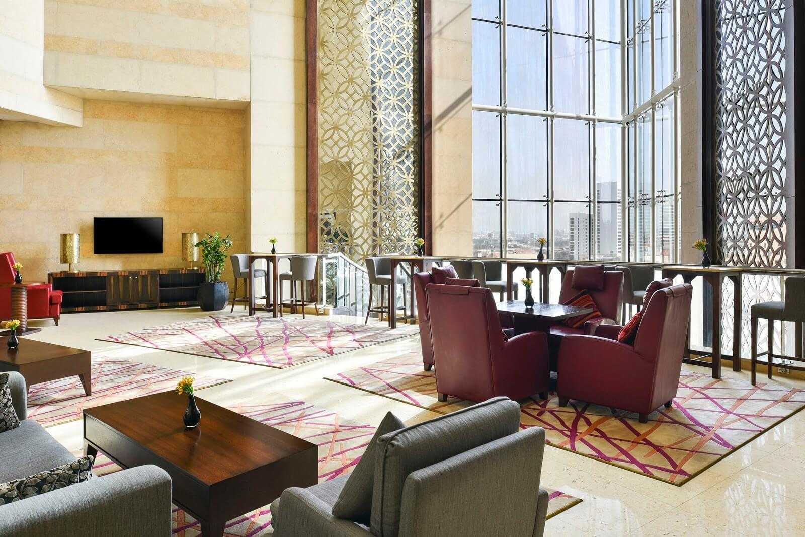 Raffles Dubai Executive Lounge Seating Area
