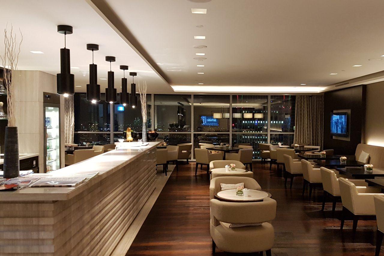 Sheraton Grand Hotel Dubai Executive Club Lounge Tables