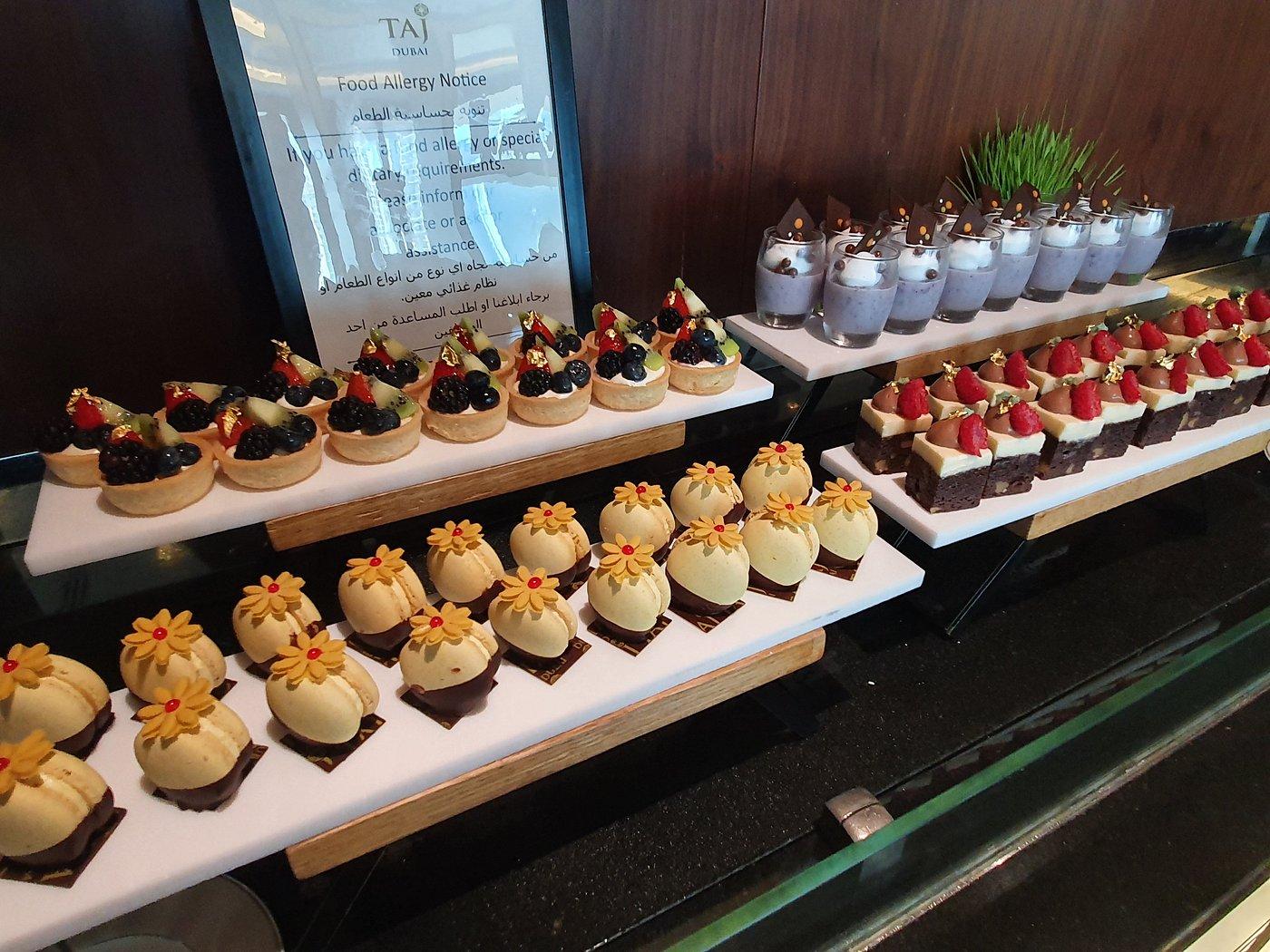 Taj Dubai Executive Club Lounge Food Offerings