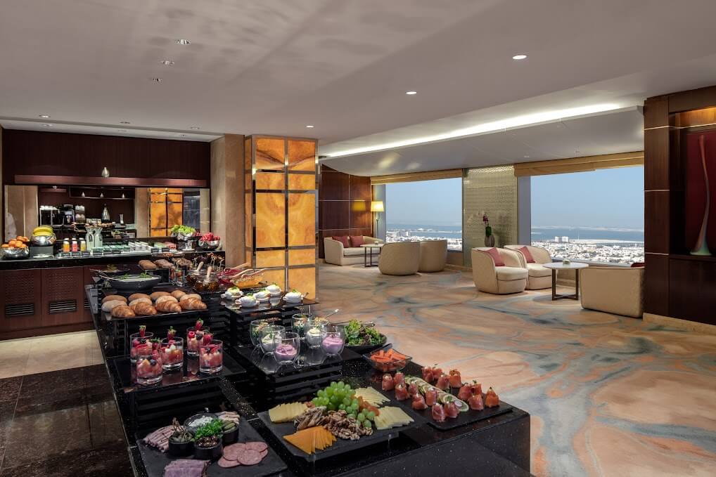 Conrad Dubai Executive Club Lounge Canapes