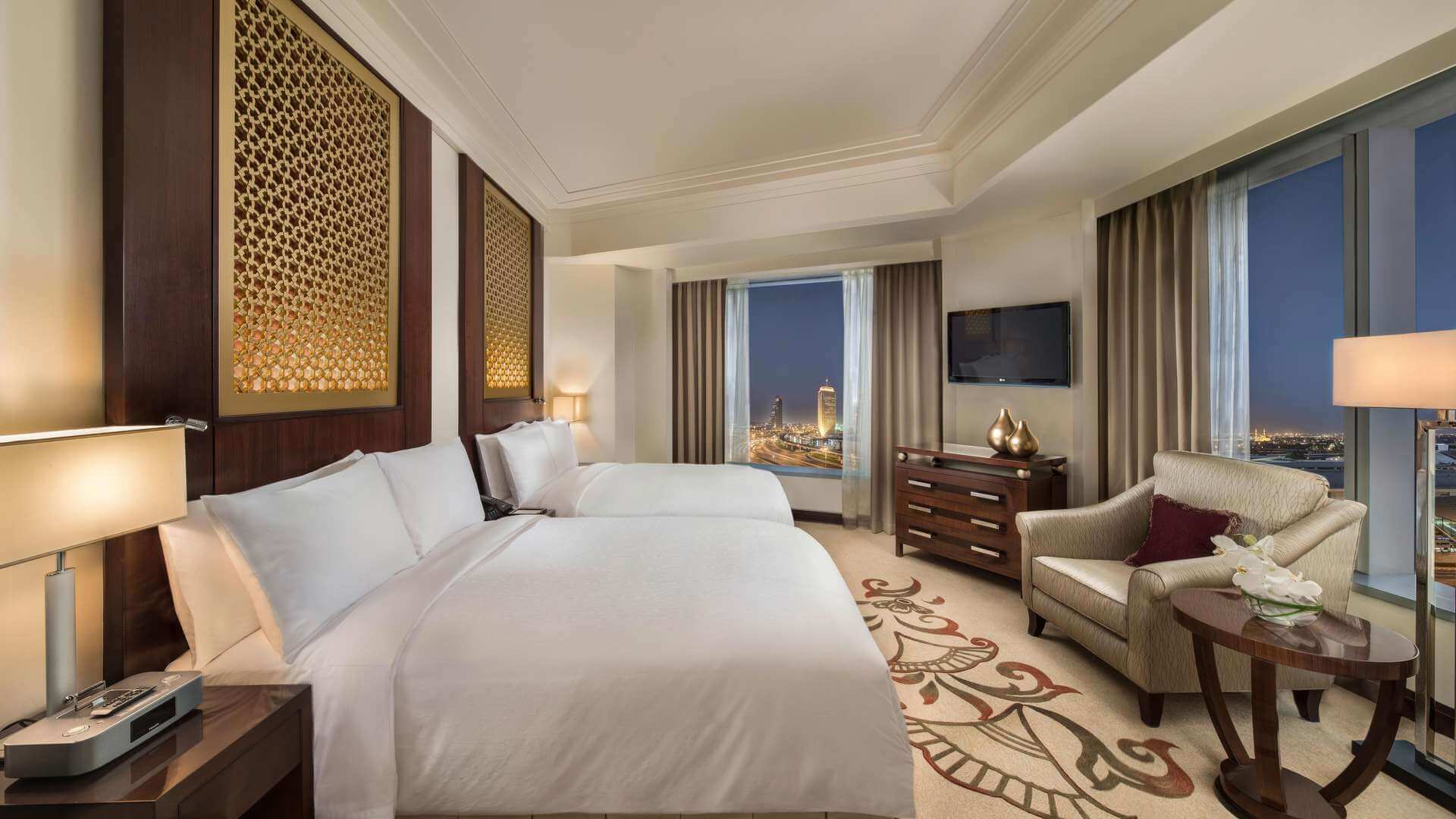 Conrad Dubai Twin Bedroom