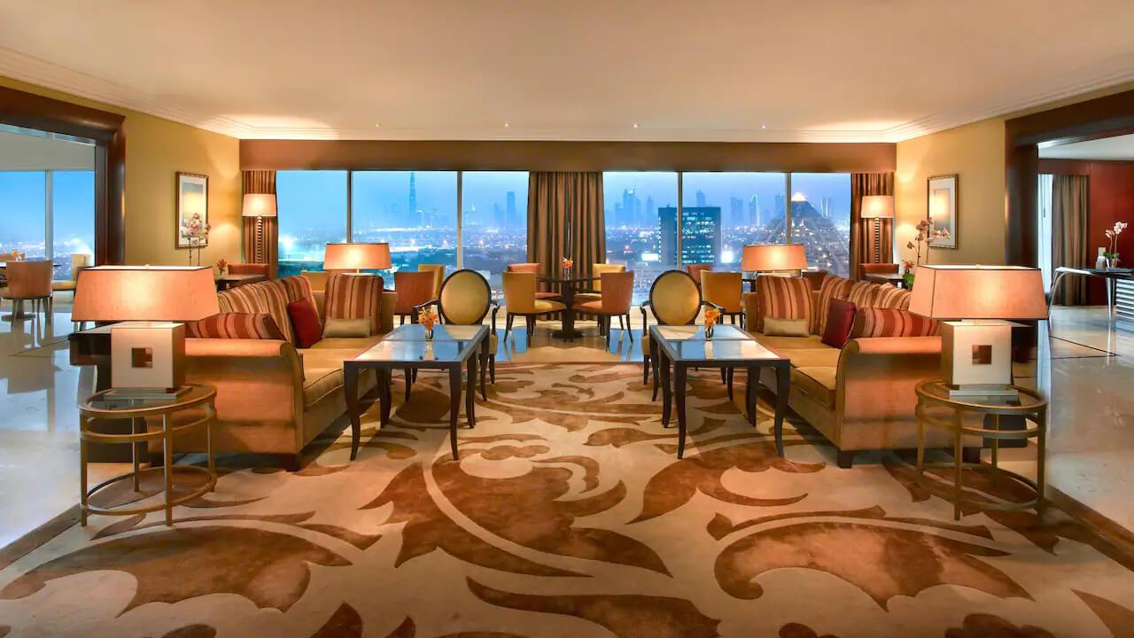 Grand Hyatt Dubai Executive Club Lounge Seating