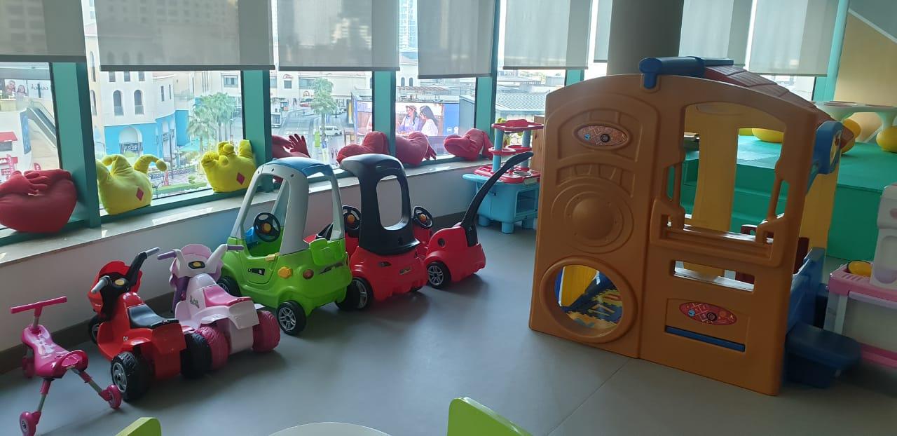 Hilton Dubai Jumeirah Kids Club Cars and Scooters