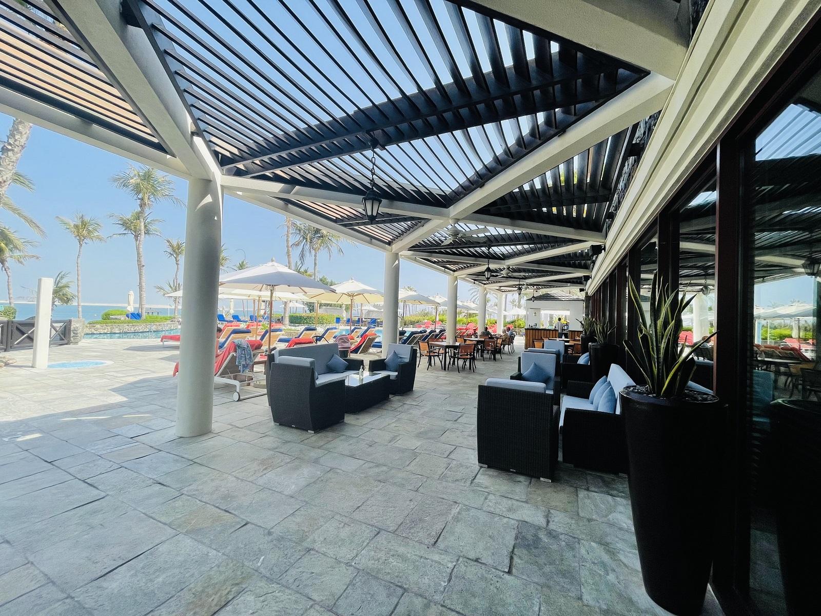 JA Palm Tree Court Club Lounge Outdoor Terrace