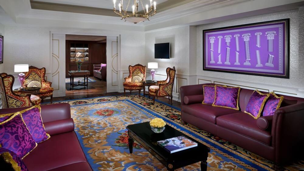 Palazzo Versace Dubai Club Lounge Sofas