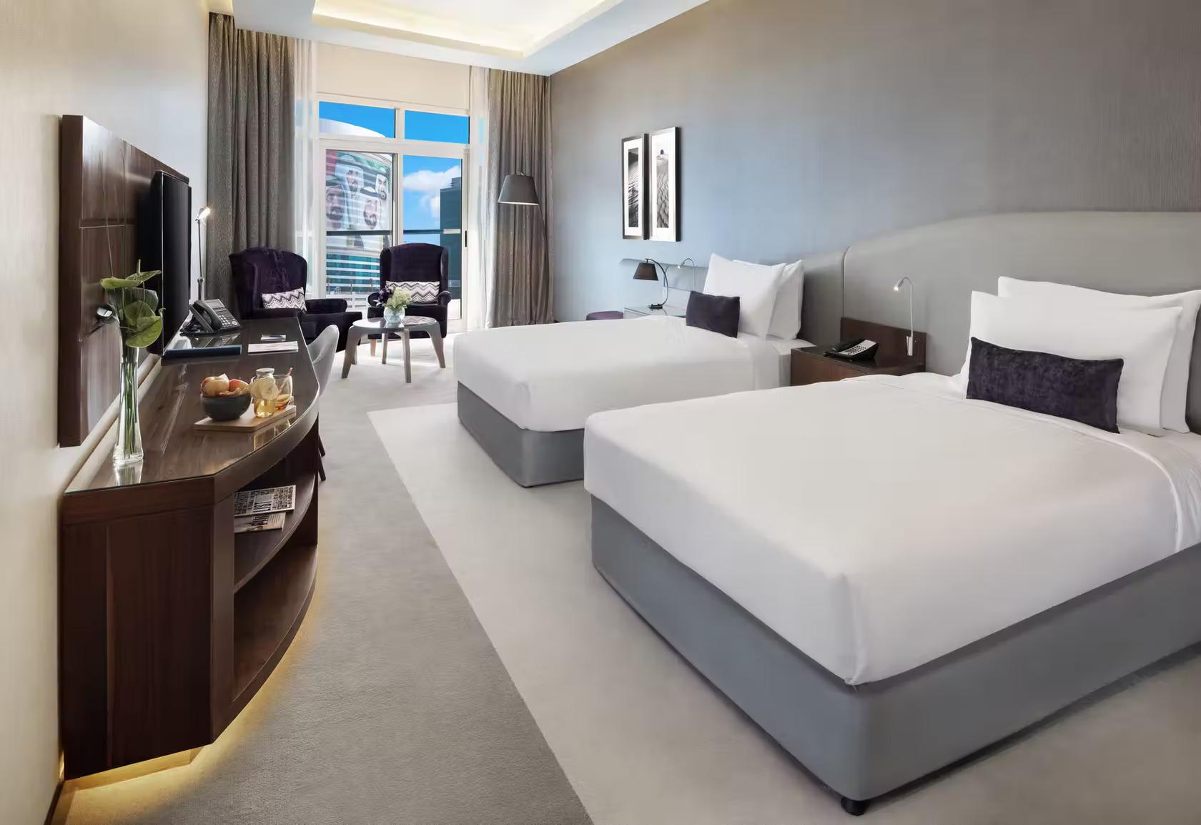 Radisson Blu Hotel Dubai Waterfront Twin Bedroom
