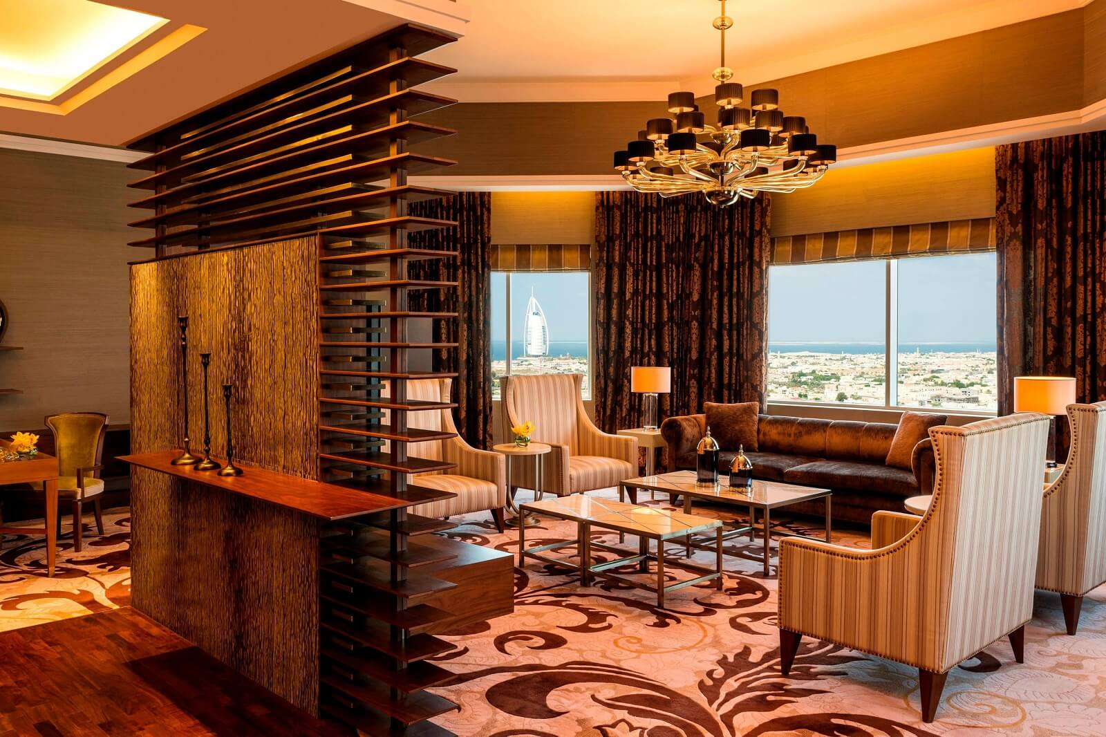 Sheraton Mall of the Emirates Hotel Dubai Royal Suite Lounge