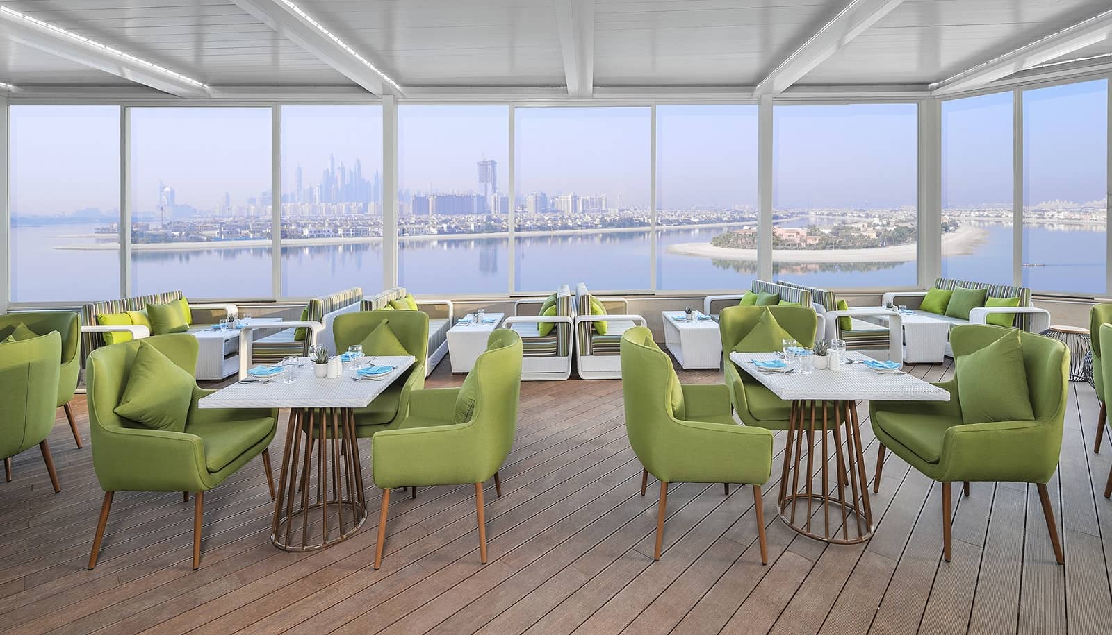 The Retreat Palm Dubai MGallery by Sofitel Executive Club Lounge Dining Area