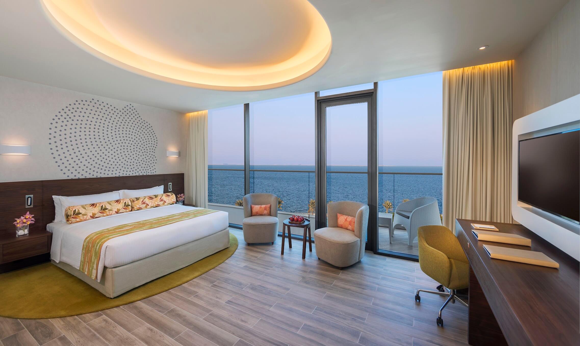 The Retreat Palm Dubai MGallery by Sofitel Deluxe One Bedroom Suite Partial Sea View