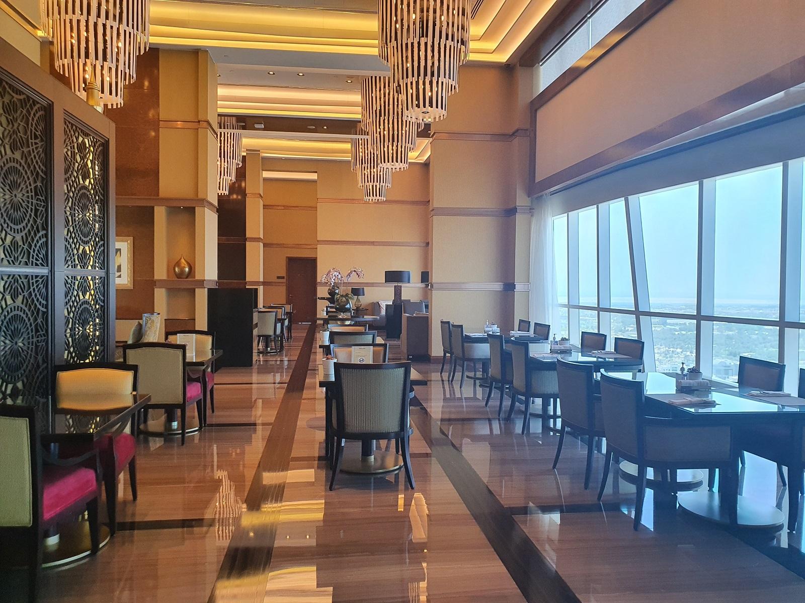 Dusit Thani Abu Dhabi Club Lounge Dining Area