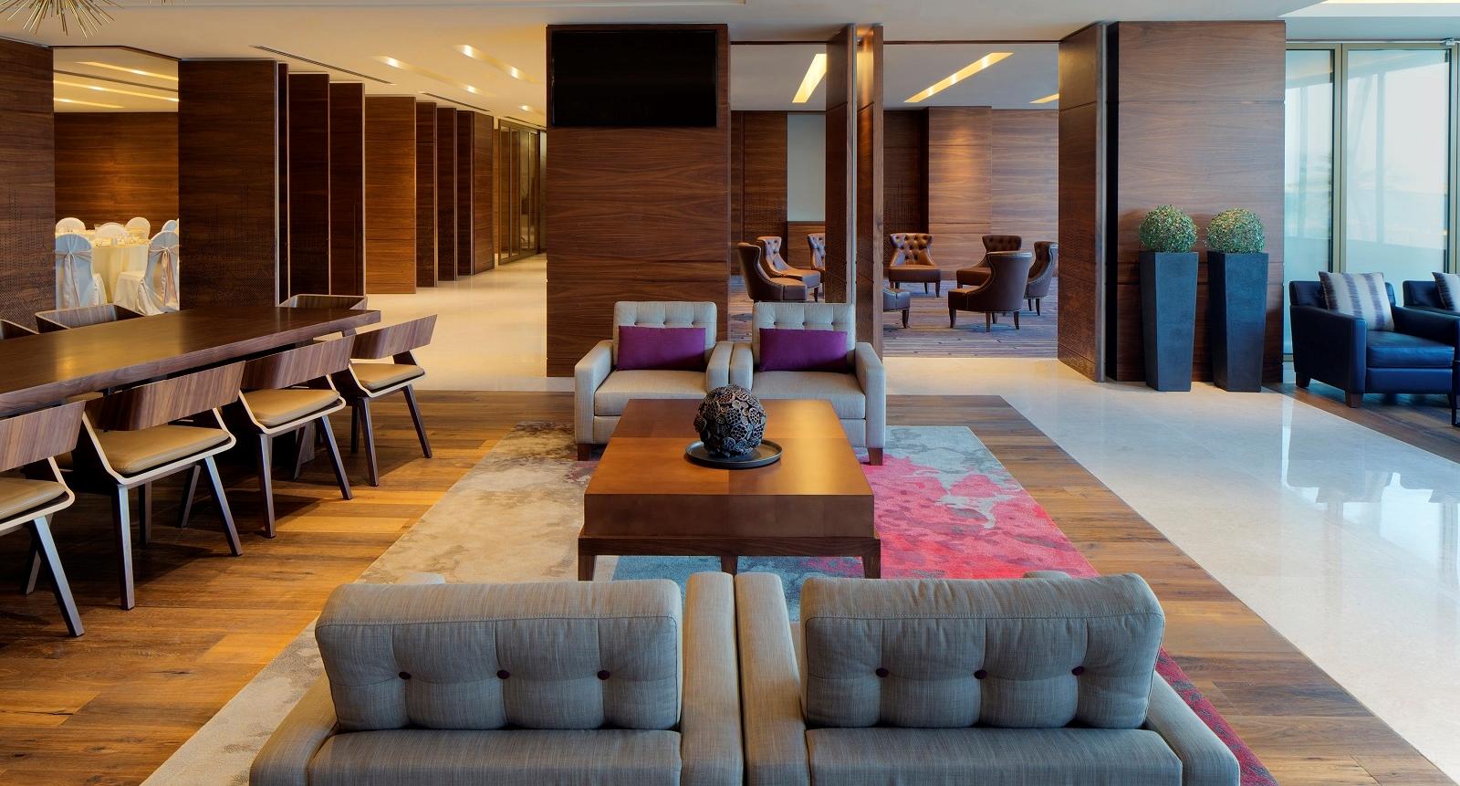 Hyatt Regency Dubai Club Lounge Seating Area