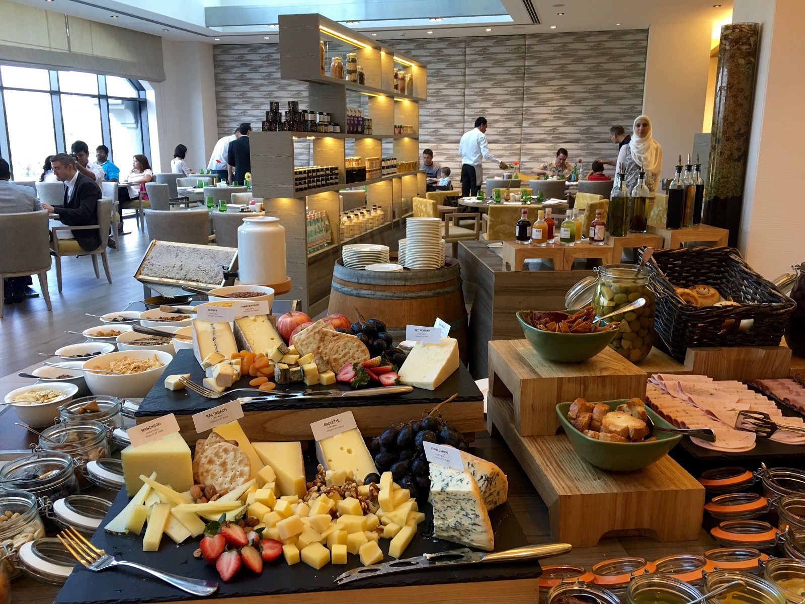 Hyatt Regency Dubai Creek Heights Club Lounge Sufra Breakfast