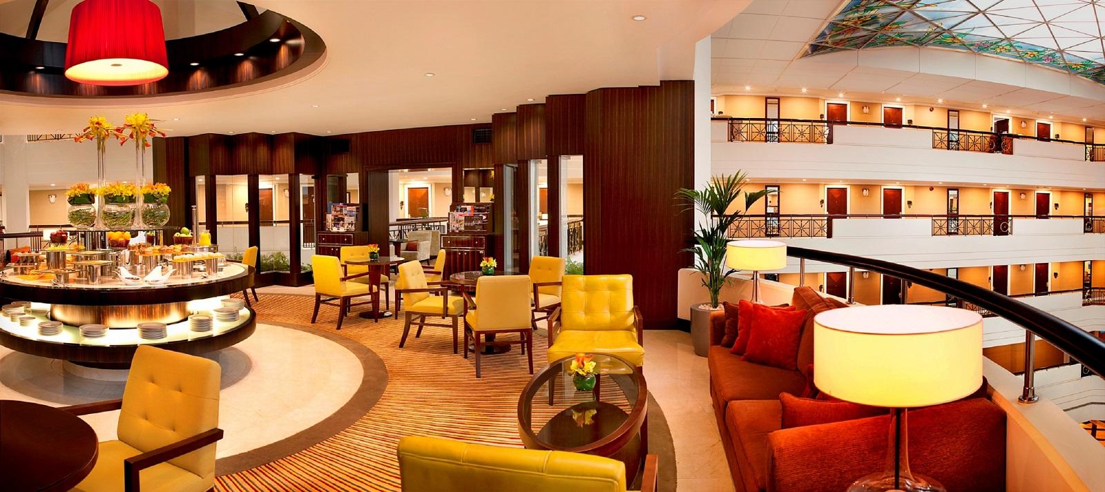 Mo?venpick Grand Al Bustan Dubai Executive Club Lounge Seating Area