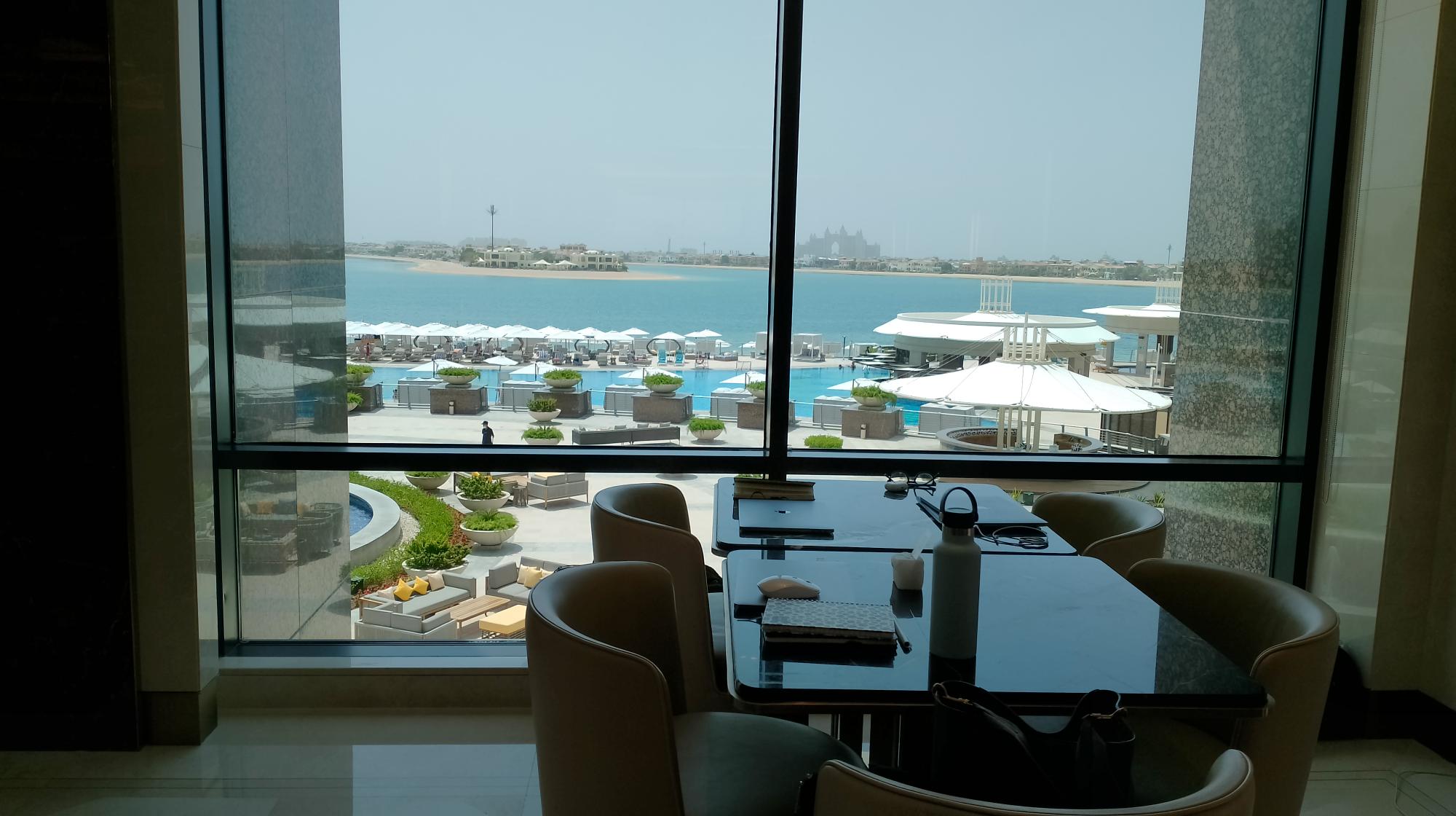 Taj Exotica Resort & Spa, The Palm, Dubai Club Lounge Dining Areaa