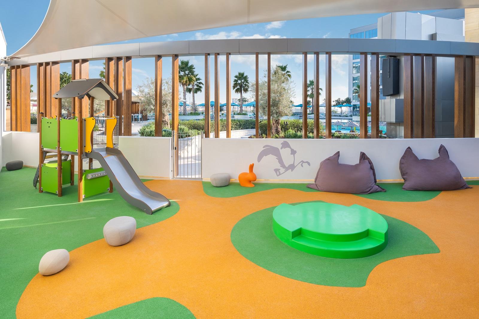 The WB Abu Dhabi Kids Club Outdoor Play Slide