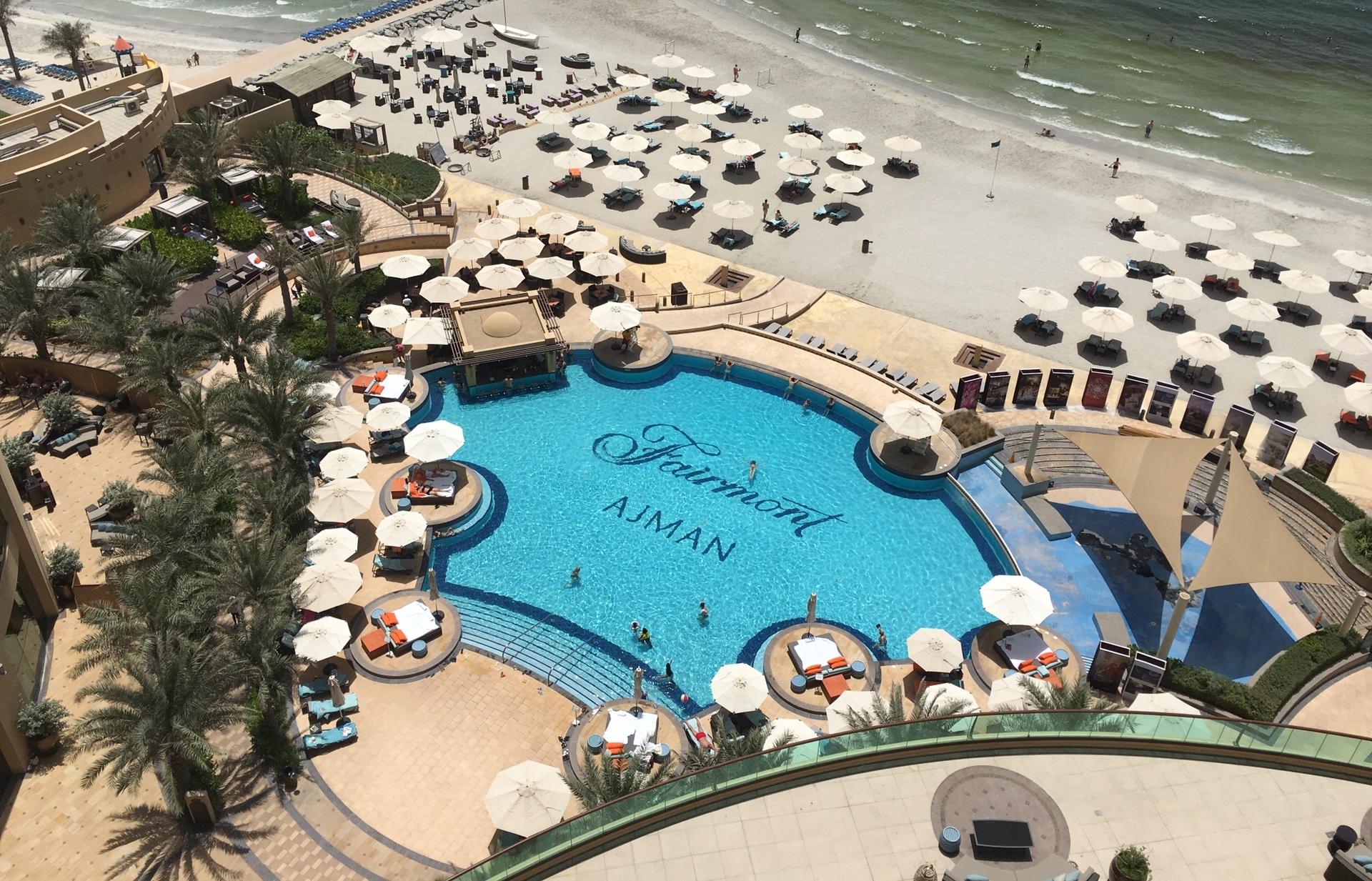 Fairmont Ajman Swimming Pool and Beach