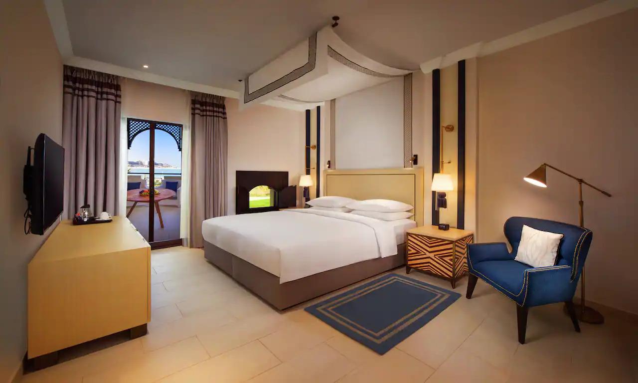 Hilton Ras Al Khaimah Beach Resort King Bedroom