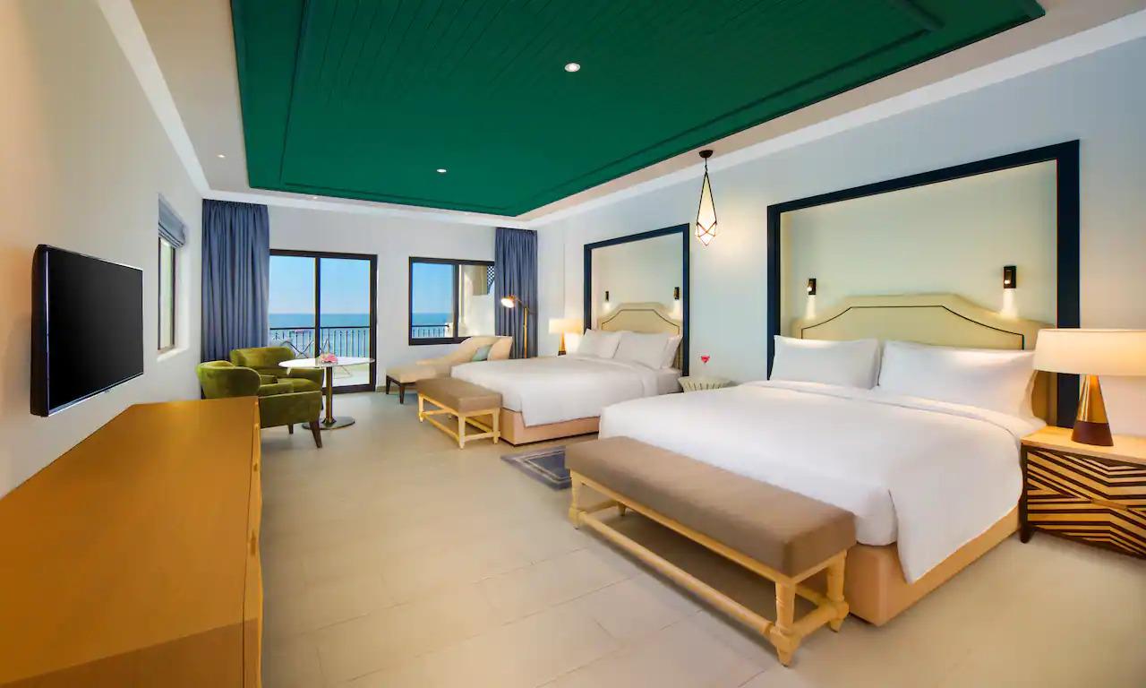 Hilton Ras Al Khaimah Beach Resort Twin Bedroom