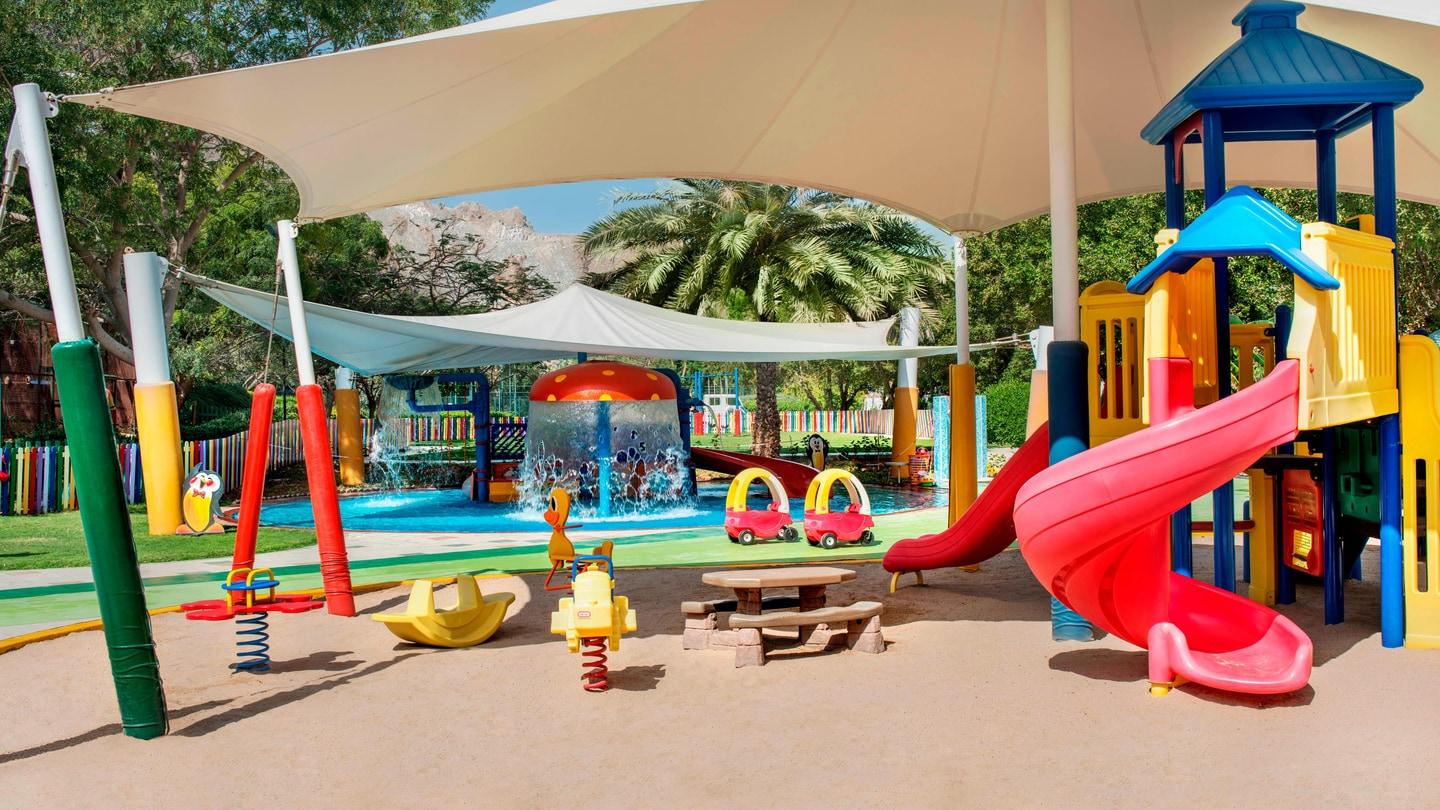Le Meridien Al Aqah Beach Resort Kids Club Outdoor Play Area