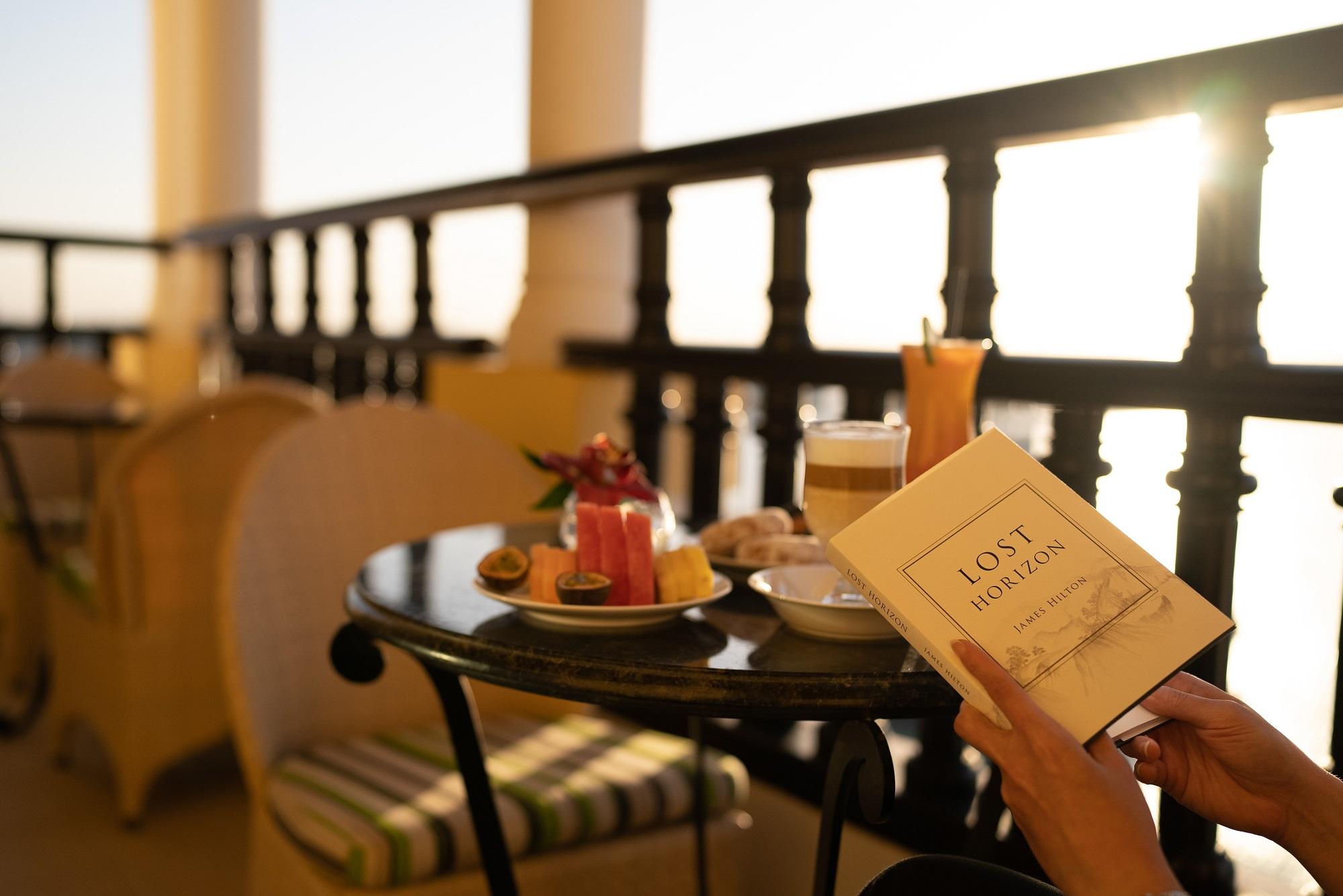 Shangri-La Qaryat Al Beri Abu Dhabi Executive Club Lounge Outdoor Terrace