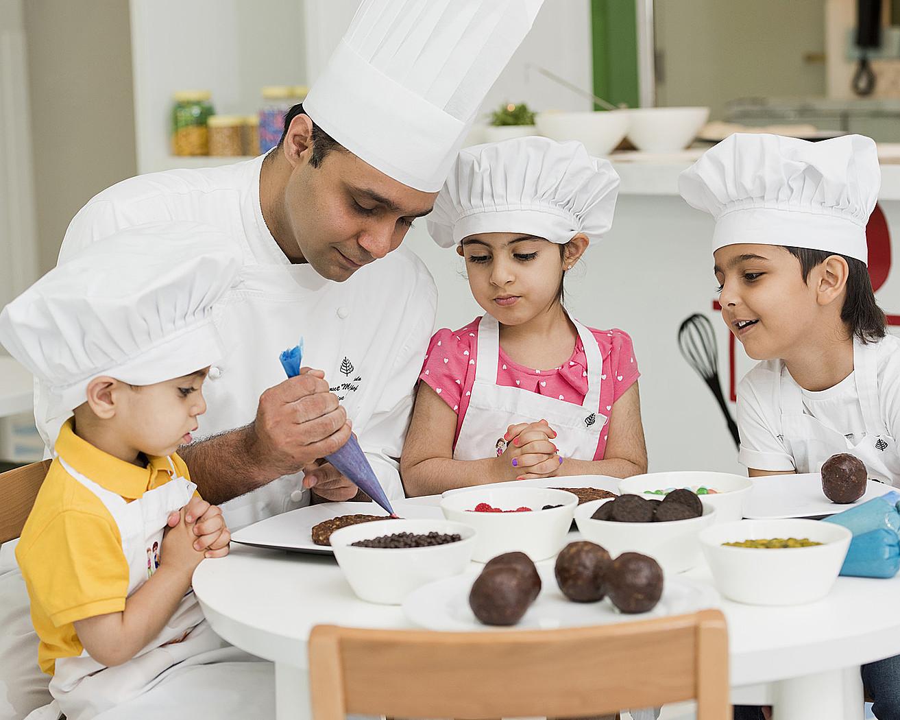 Four Seasons Hotel Bahrain Bay Kids Club Cooking