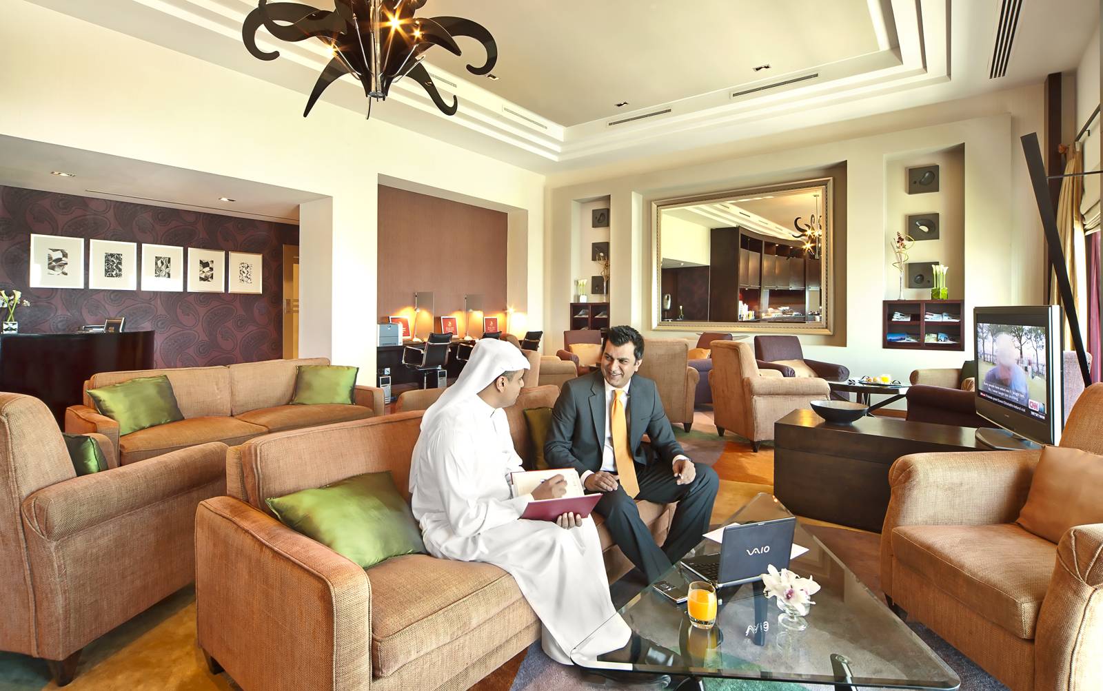 Gulf Hotel Bahrain Executive Club Lounge Seating Area