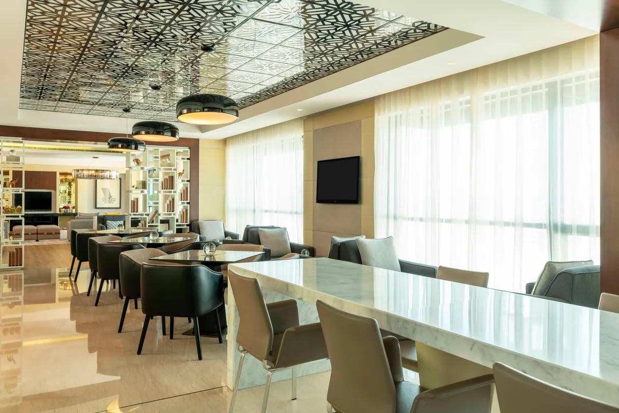 Le Meridien City Centre Bahrain Executive Club Lounge Seating Area