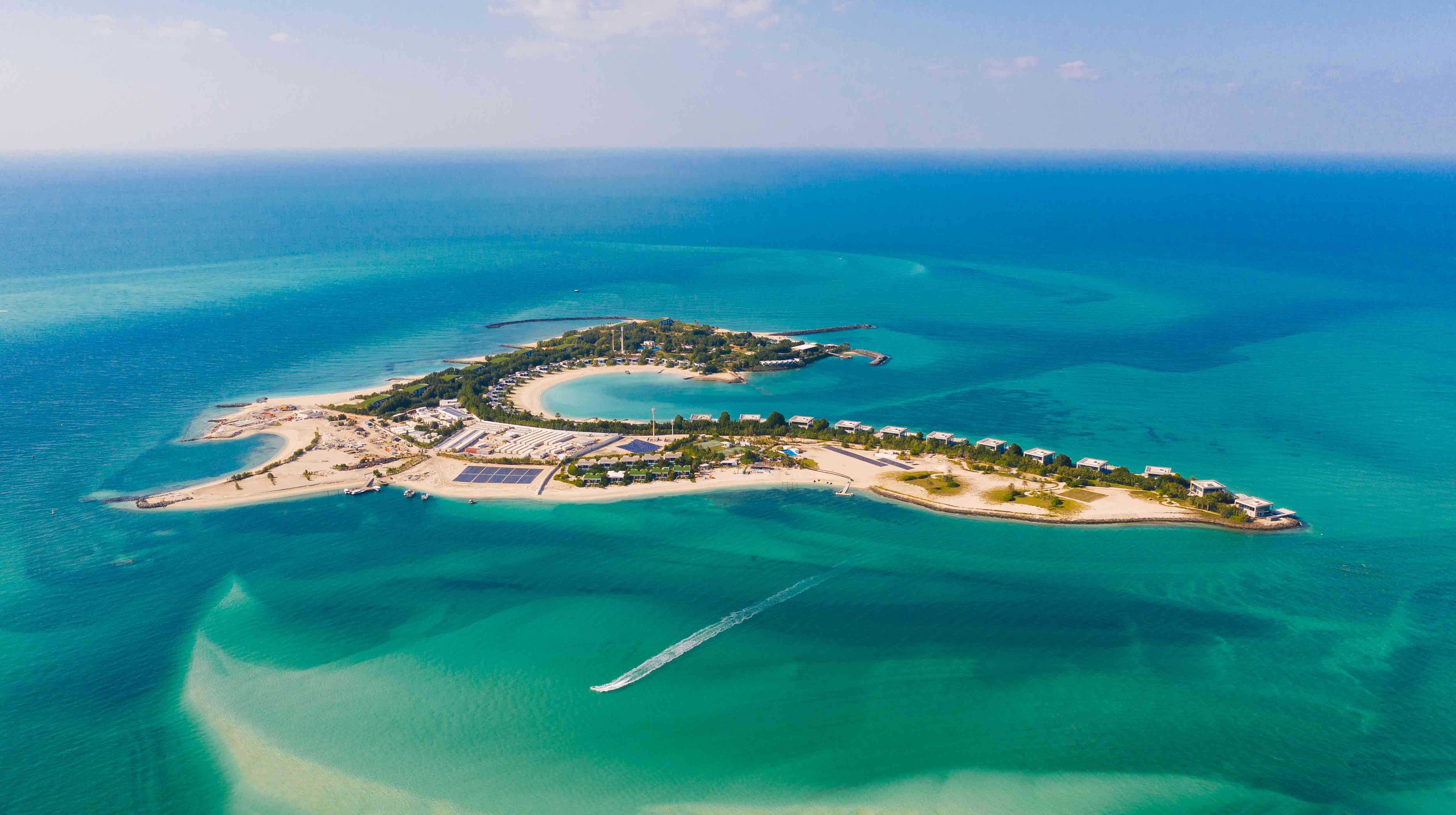 Nurai Island Resort Aerial View