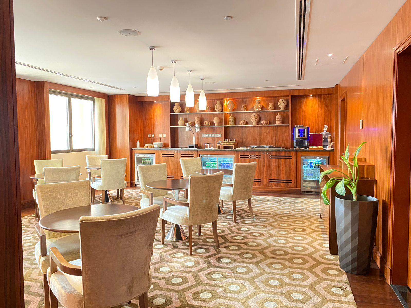 Sheraton Oman Executive Club Lounge Dining Area