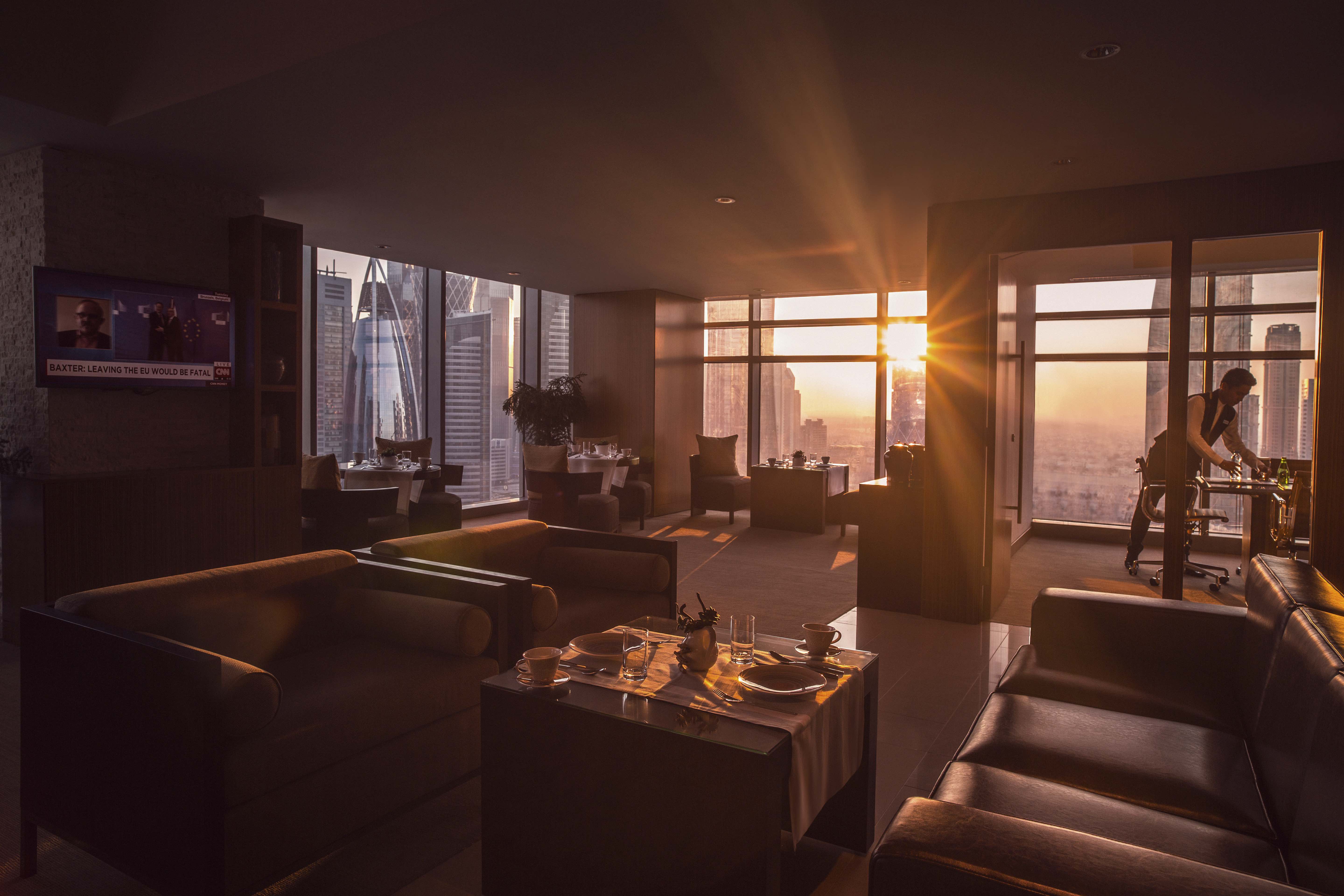 City Centre Rotana Doha Executive Club Lounge Daytime