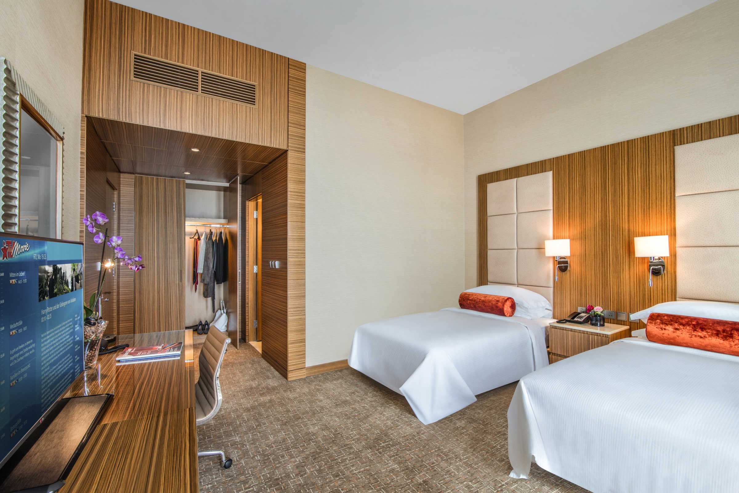 City Centre Rotana Doha Twin Bedroom