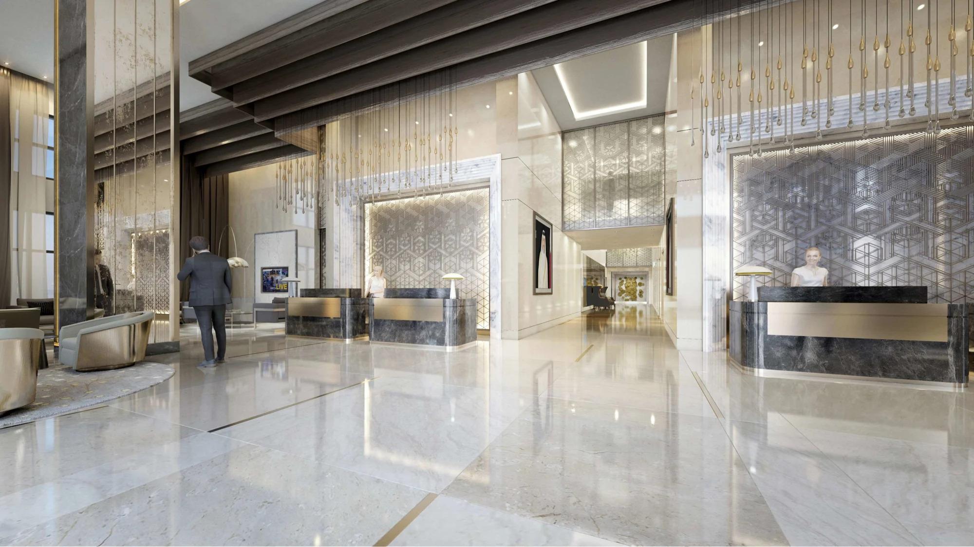 Hilton Doha The Pearl Hotel & Residences Lobby