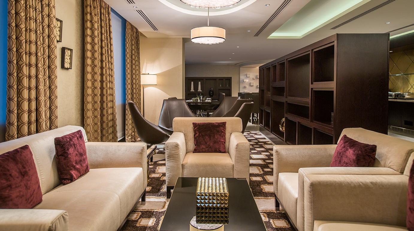 Millennium Plaza Doha Executive Club Lounge Sofa Seating