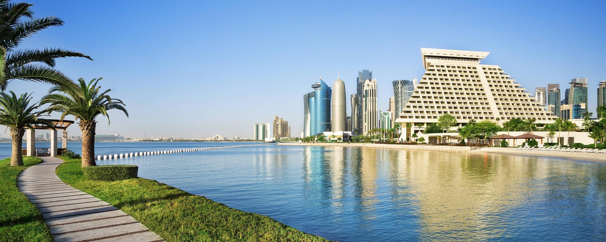 Sheraton Grand Doha Resort & Convention Hotel Exterior